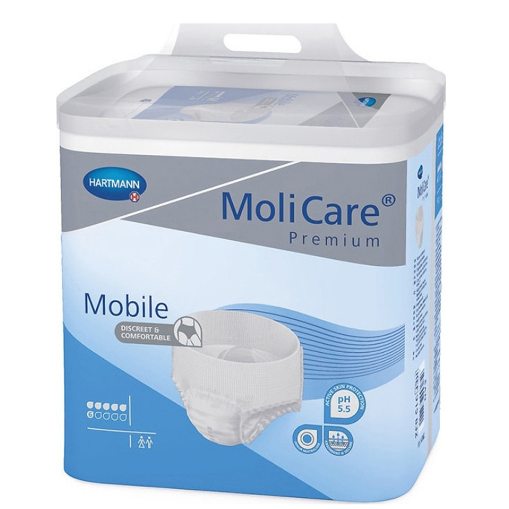MoliCare Premium Mobile Extra Plus Εσώρουχο Ακράτειας Ημέρας Small (Περ: 60-90cm) 6 Σταγόνων 14τμχ  REF:915831 Hartmann